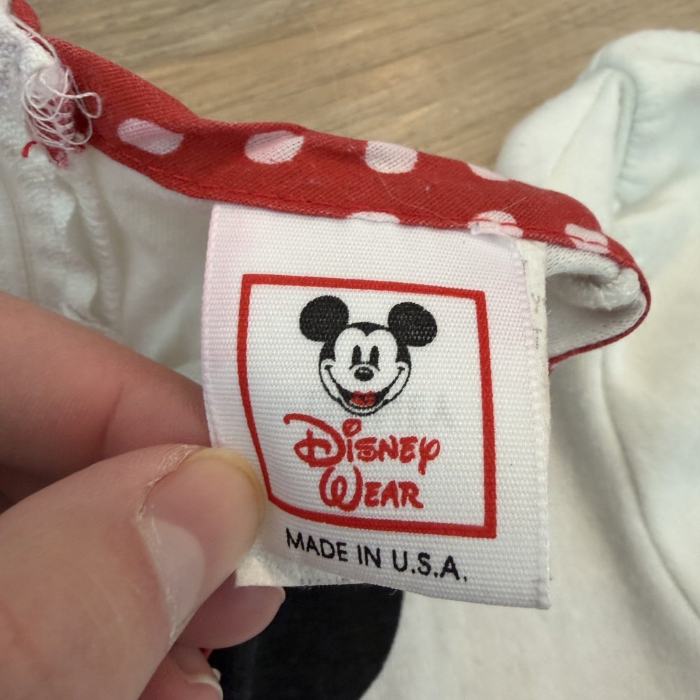 Vintage Disney Wear Minnie Mouse Dress – Toddler Size Large Made In USA 3T/4T - Picture 3 of 7